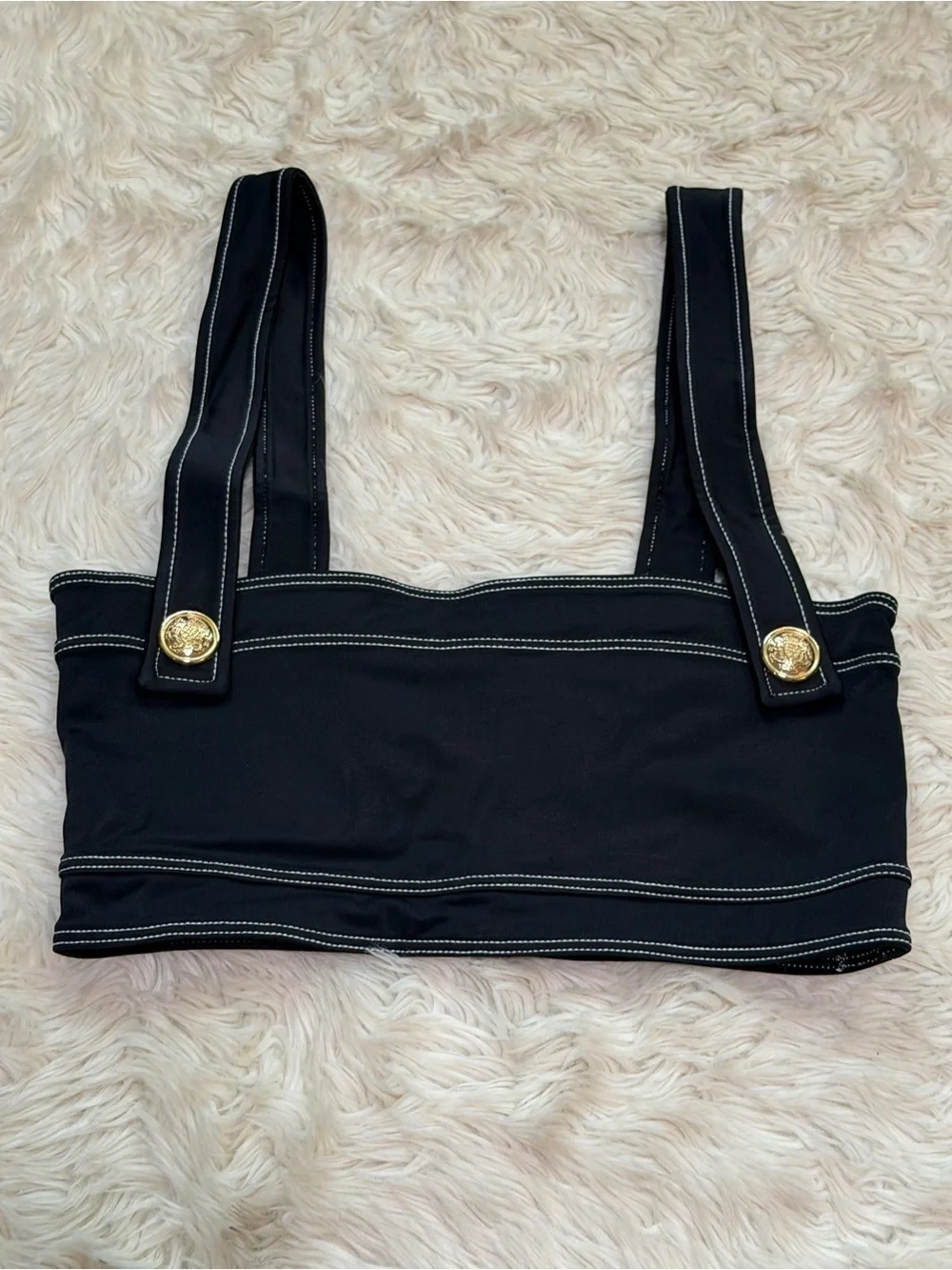 NWT OYE Swimwear Lavinia Bandeau Bikini Top - Size Medium